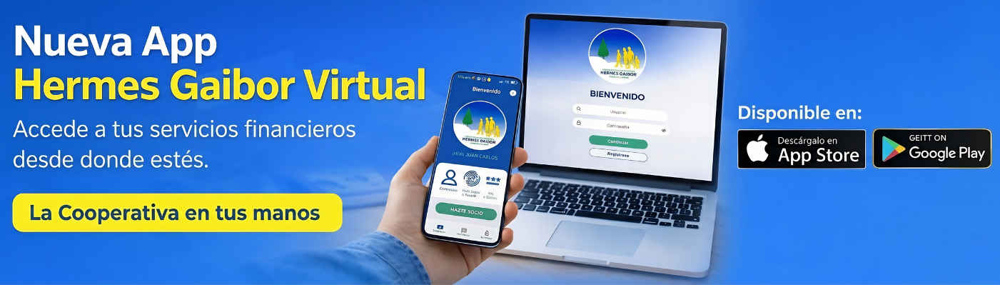 App Movil Cooperativa Hermes Gaibor